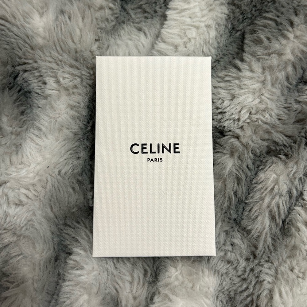 Celine COMPACT WALLET WITH COIN TRIOMPHE IN SHINY CALFSKIN - Picture 2 of 8